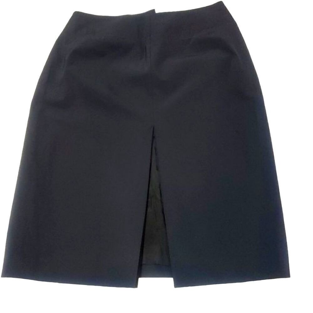 Rene Lezard Black Pencil Skirt Career Office Wear Knee‎ Length Black 10 Nwot